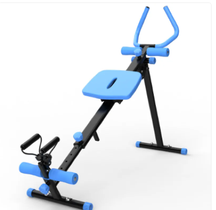 4-in-1 Ab Workout Exercise Equipment Rowing Machine Leg Press Machine Ab Glider Machine Roman Chair Fitness Equipment For Ab Workout Core Strength Training