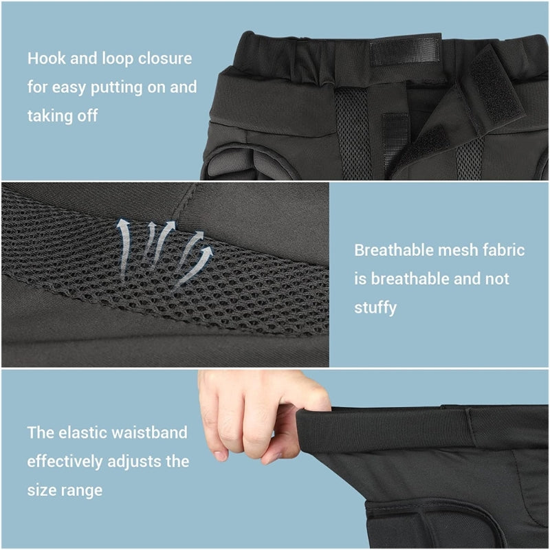 3D EVA Protective Snowboard Ski Shorts for Teens & Adults