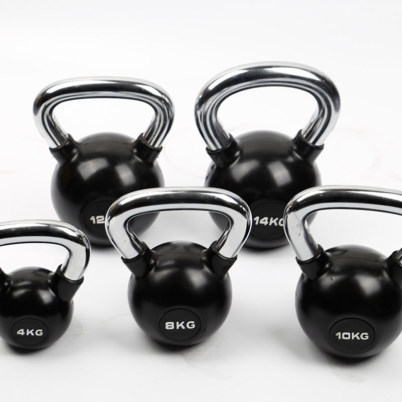 Black Coated Kettlebell 4/8/10/16/24KG for Home Gym