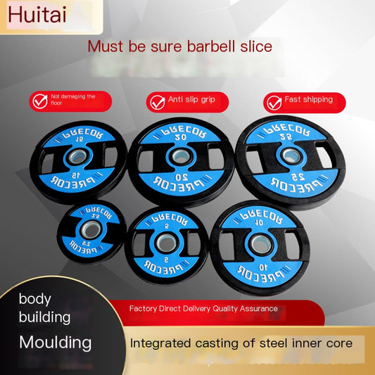 Eco-Friendly Rubber-Coated Weight Plates for Training