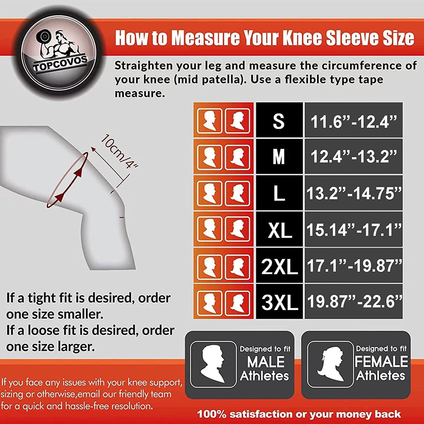 Men's Silicone Knee Brace for Sports and Fitness