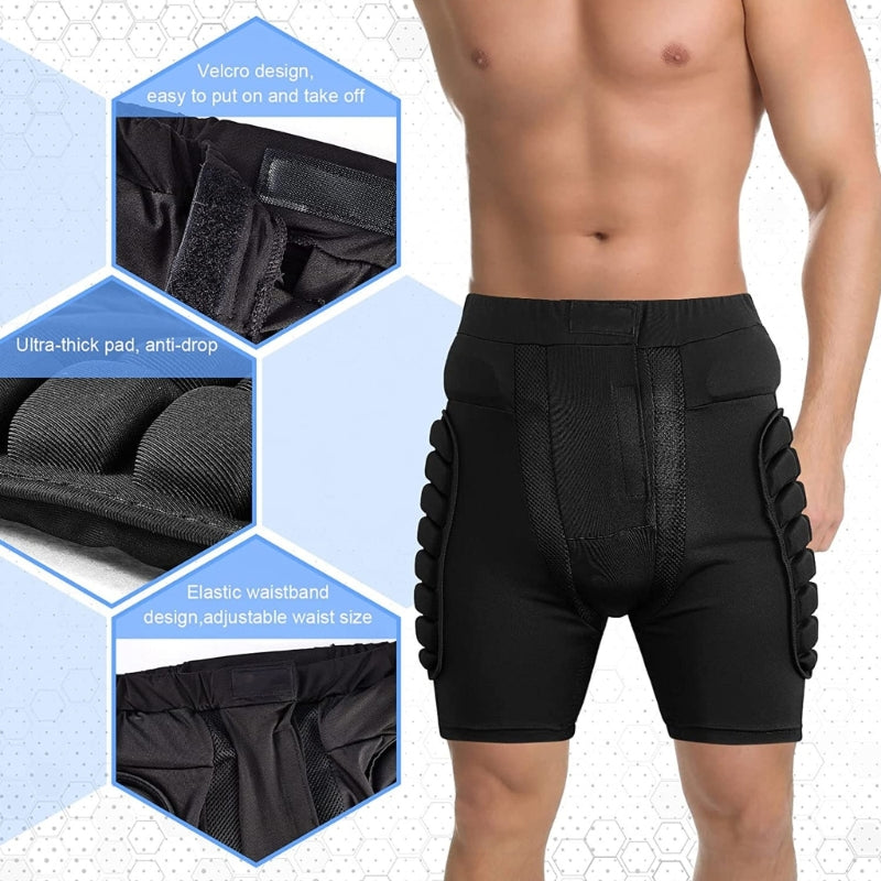 3D EVA Protective Snowboard Ski Shorts for Teens & Adults