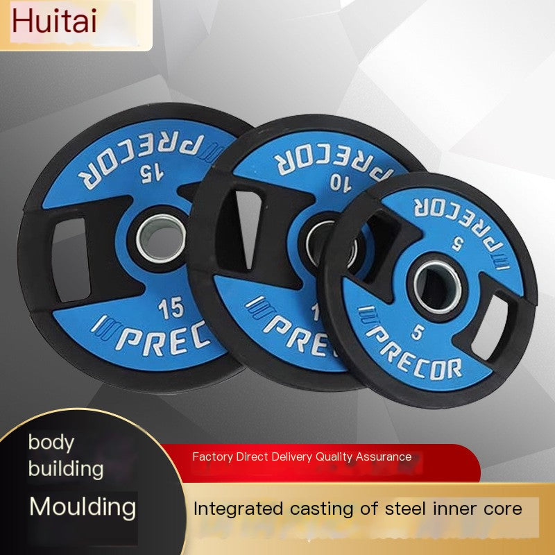 Eco-Friendly Rubber-Coated Weight Plates for Training